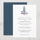 Search for lighthouse nautical wedding invitations Minimalist