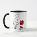 Search for red black mugs Snoopy