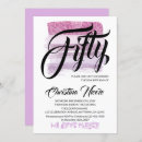 Search for amethyst birthday invitations Purple