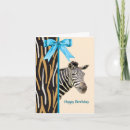 Search for zebra birthday cards Fun