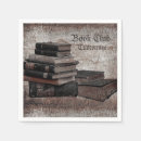 Search for book club napkins Bookish