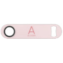 Search for monogrammed bottle openers Pink