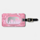 Search for western luggage tags Grey horse