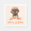 Search for dachshund napkins Baby shower