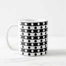 Search for black and white polka dots mugs Circle
