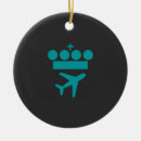 Search for airline pilot christmas tree decorations Flight