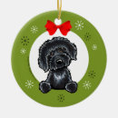 Search for black labradoodle christmas tree decorations Cute