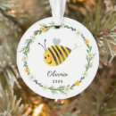 Search for bumble bee christmas tree decorations Yellow