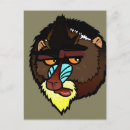 Search for mandrill postcards Animals