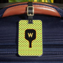 Search for pickleball luggage tags Green