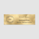 Search for gold name tags Job title