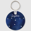 Search for midnight rounded key rings Starry sky
