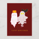 Search for kawaii ghosts postcards Trick or treat