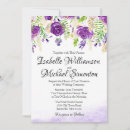 Search for ultra violet wedding invitations Watercolor