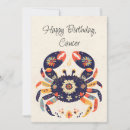Search for crab illustration cards Astrology