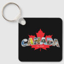Search for maple leaf square key rings Canadian