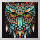 Search for abstract owl art Bird