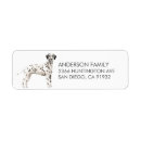 Search for dalmatian dog return address labels Dogs