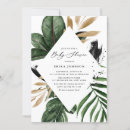 Search for gold frame baby shower invitations Greenery