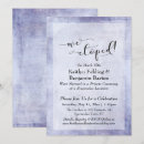 Search for purple rustic wedding invitations Typography