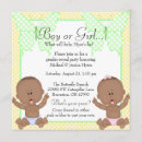 Search for green gender reveal invitations Girl