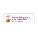 Search for pink flamingo return address labels Animal