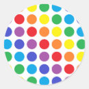 Search for rainbow dots stickers Circles