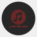 Search for black music stickers Red