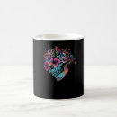 Search for skull with flowers mugs Floral
