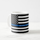 Search for law enforcement support mugs Thin blue line