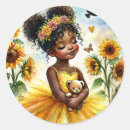 Search for little black girl stickers Cute