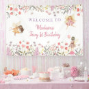 Search for fairy birthday banners Fairy garden party