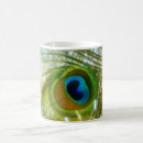 Search for peacock feathers mugs Green