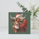 Search for vintage western christmas cards Santa claus