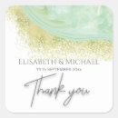 Search for mint thank you stickers Calligraphy