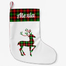 Search for buffalo plaid christmas stockings Green