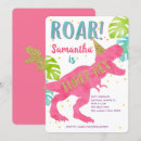 Search for three rex birthday invitations Girl