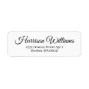 Search for classic black and white return address labels Chic