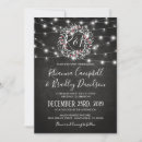 Search for christmas lights wedding invitations Rustic