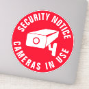 Search for business security stickers Camera