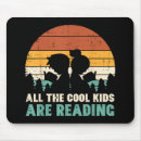 Search for for book lovers mousepads Retro