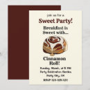 Search for cinnamon roll invitations Sweet