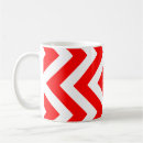 Search for red white zigzag mugs Modern