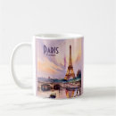Search for eiffel tower paris france mugs Vintage