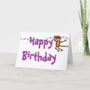 Search for little monkey birthday cards Funny