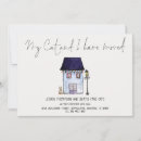 Search for cat moving announcement cards Pet
