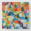 Search for mosaic clocks White