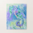 Search for seahorse puzzles Colourful