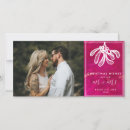 Search for christmas wedding announcement cards Holly