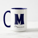 Search for script monogram mugs Minimalist
